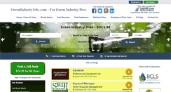 Desktop Screenshot of greenindustryjobs.com