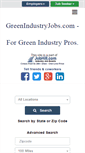 Mobile Screenshot of greenindustryjobs.com