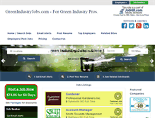 Tablet Screenshot of greenindustryjobs.com